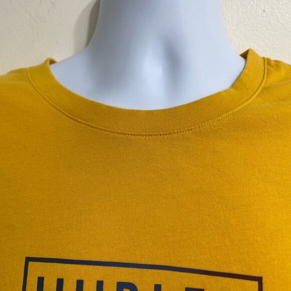 Hurley Yellow Short Sleeve Tee Vibrant Casual Style - Picture 4 of 8